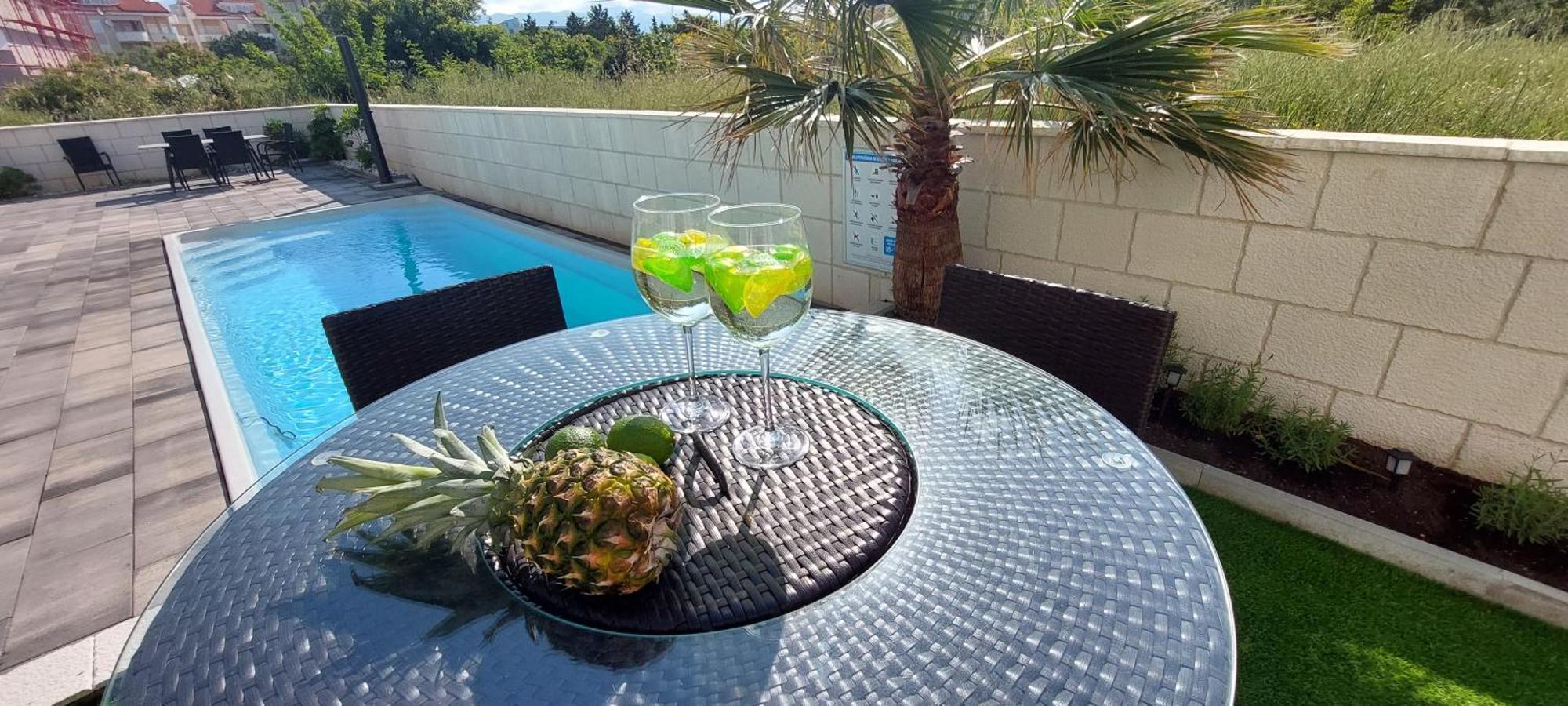 Apartmani Anastasia With Pool, Novalja Extérieur photo